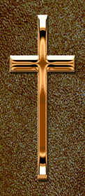 Copper Single Cross Shimmer Brown